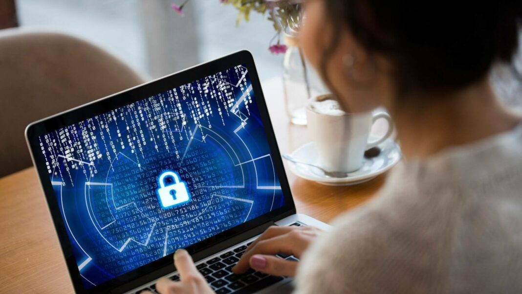 Cybersecurity System On Laptop
