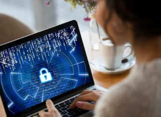 Does Broadband Have Cybersecurity Risks? Cybersecurity System On Laptop
