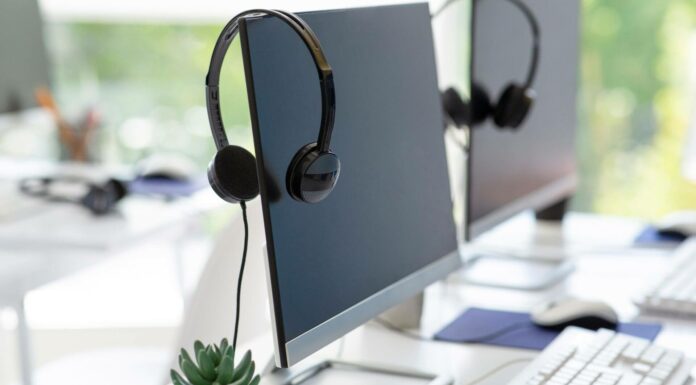 How Does VoIP Influence Work-Life Balance? Headset On Desktop