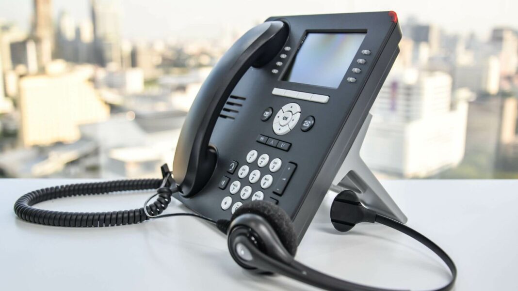 Headset On Phone System