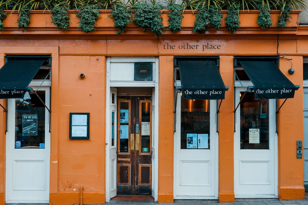 How Does VoIP Support Multi-Location Businesses? Orange cafe store front