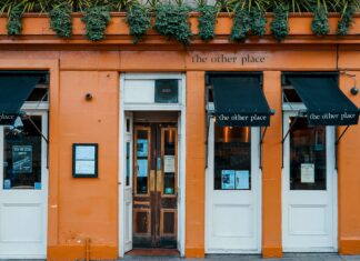 How Does VoIP Support Multi-Location Businesses? Orange cafe store front