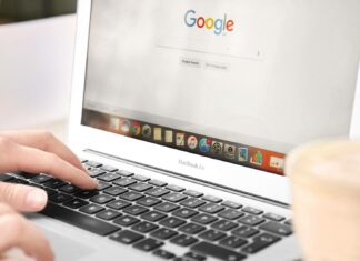 Is Broadband A Basic Human Right? Laptop Showing Google Search Engine