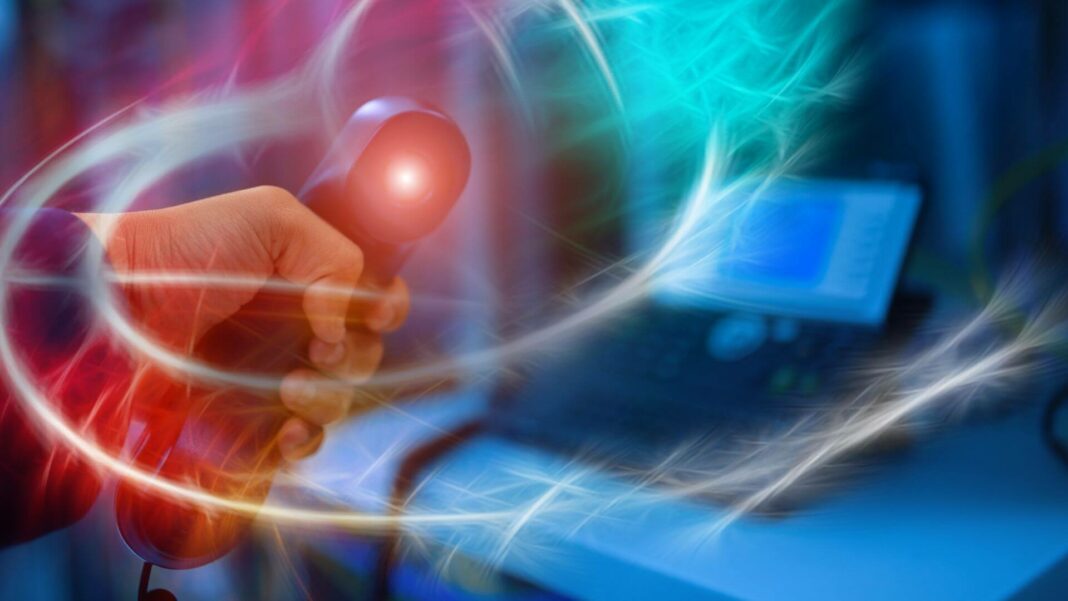 Person Using A VoIP System