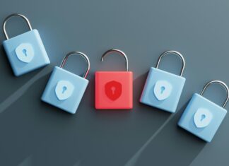 What Security Measures Should Businesses Implement for VoIP? Rendered image of padlocks