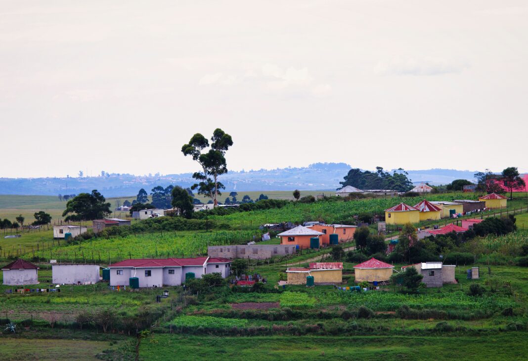 Can VoIP Be Used in Rural Areas Without Broadband? An aerial view of colourful houses built on the side of a hill