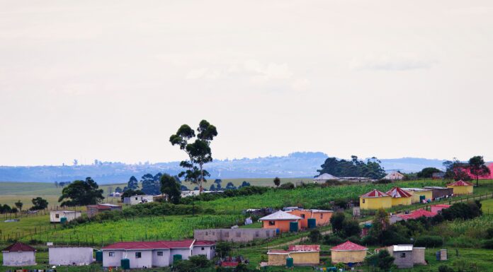 Can VoIP Be Used in Rural Areas Without Broadband? An aerial view of colourful houses built on the side of a hill