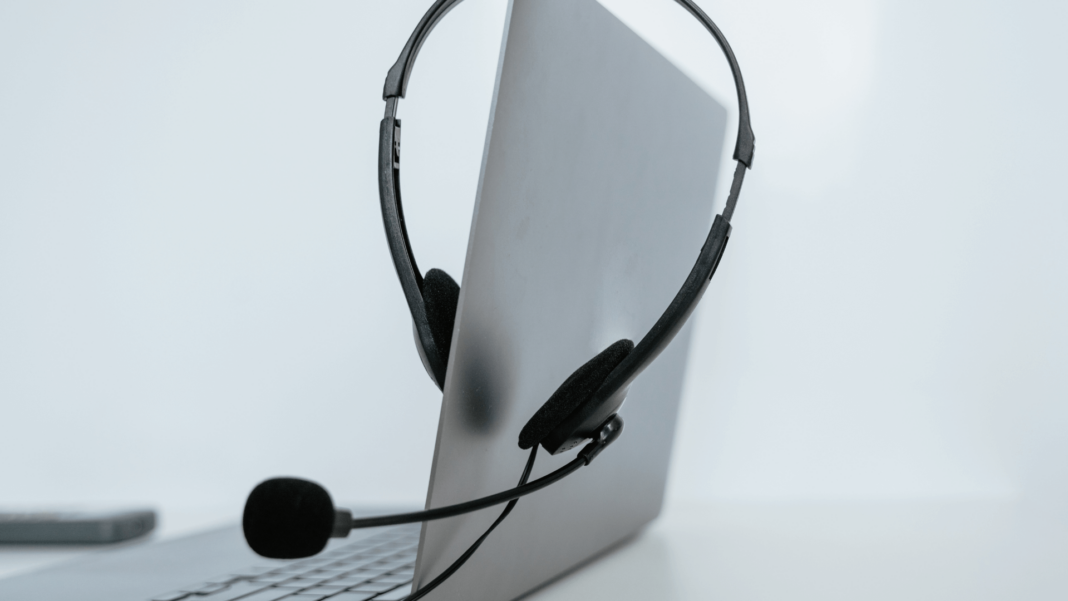 Headset On Laptop