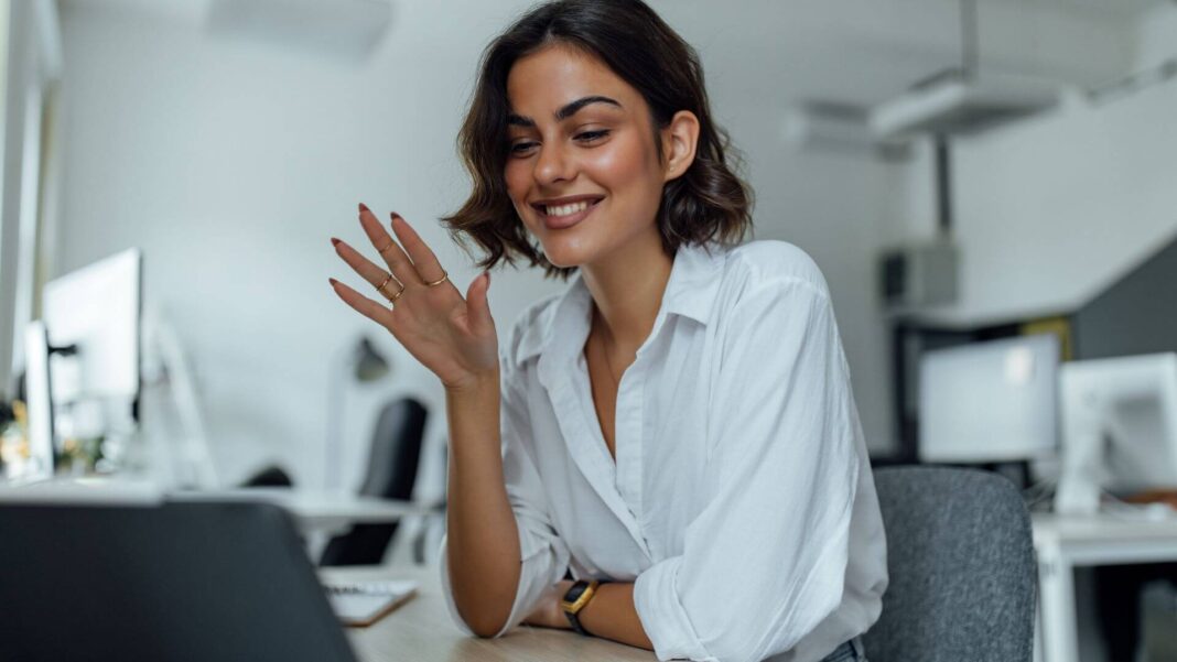 Woman Working Remotely