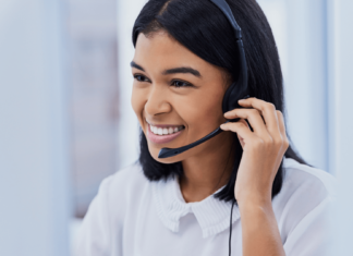 7 Tips For Improving VoIP Quality Woman Using Headset