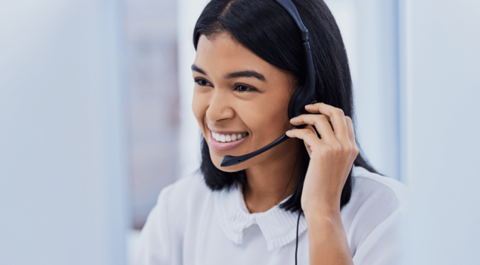 7 Tips For Improving VoIP Quality Woman Using Headset