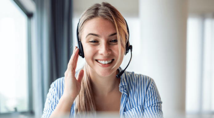 7 Steps To Transition Your Office To VoIP Woman Using Headset