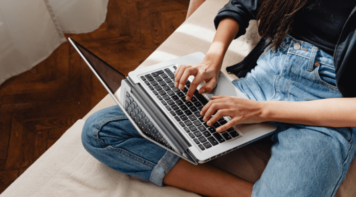 How To Test And Improve Your Mobile Broadband Speed At Home Woman Working On Laptop