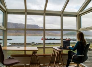 Can Mobile Broadband Provide Backup Connectivity for Businesses? woman-using-mobile-broadband-as-backup-internet-to-work