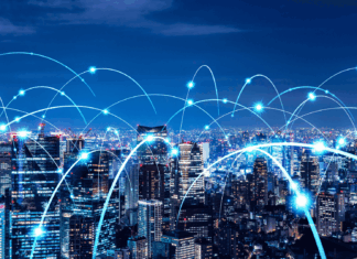 How 5G And VoIP Combine To Create Ultra-Low-Latency Communication internet-connection-lines.in-city-at-night