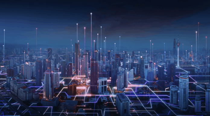The Top 10 UK Business Broadband Providers In 2025 city-connected-with-fast-broadband-connection