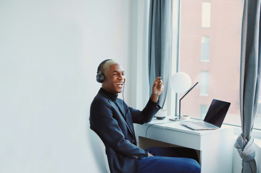 working-from-home-with-noise-cancelling-headset