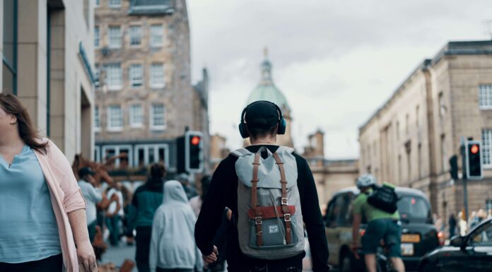 What’s the Fastest Broadband in Scotland? walking-through-europe-with-phone-headset-casual